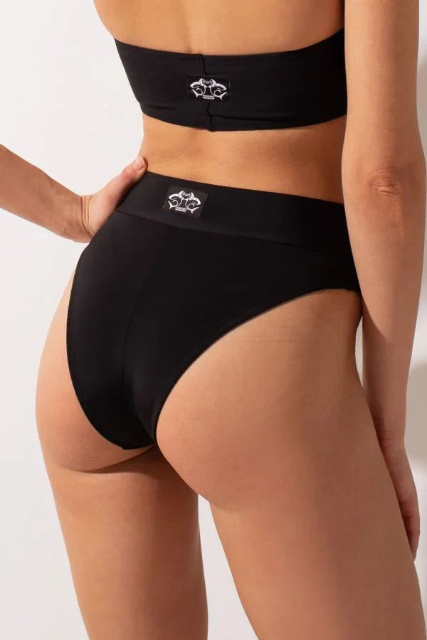 Bali Reversible Braided Cheeky Bottoms- Black