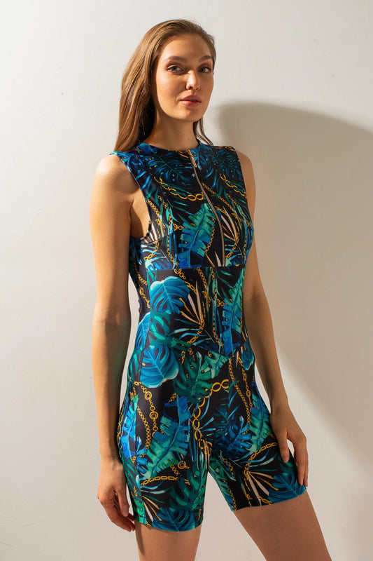 Union Mini Jumpsuit - Treasure Garden