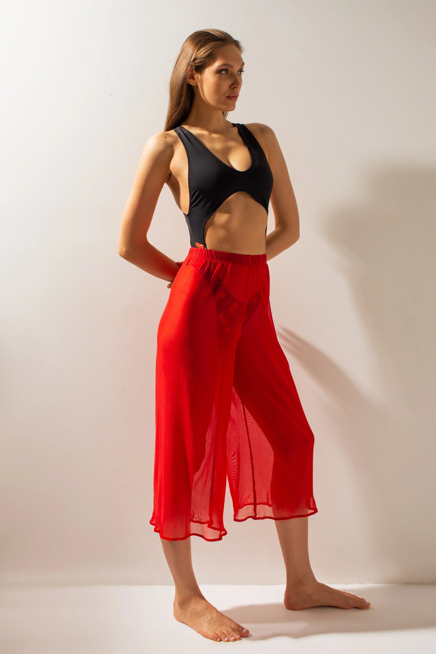 Setka Mesh Pants - Red