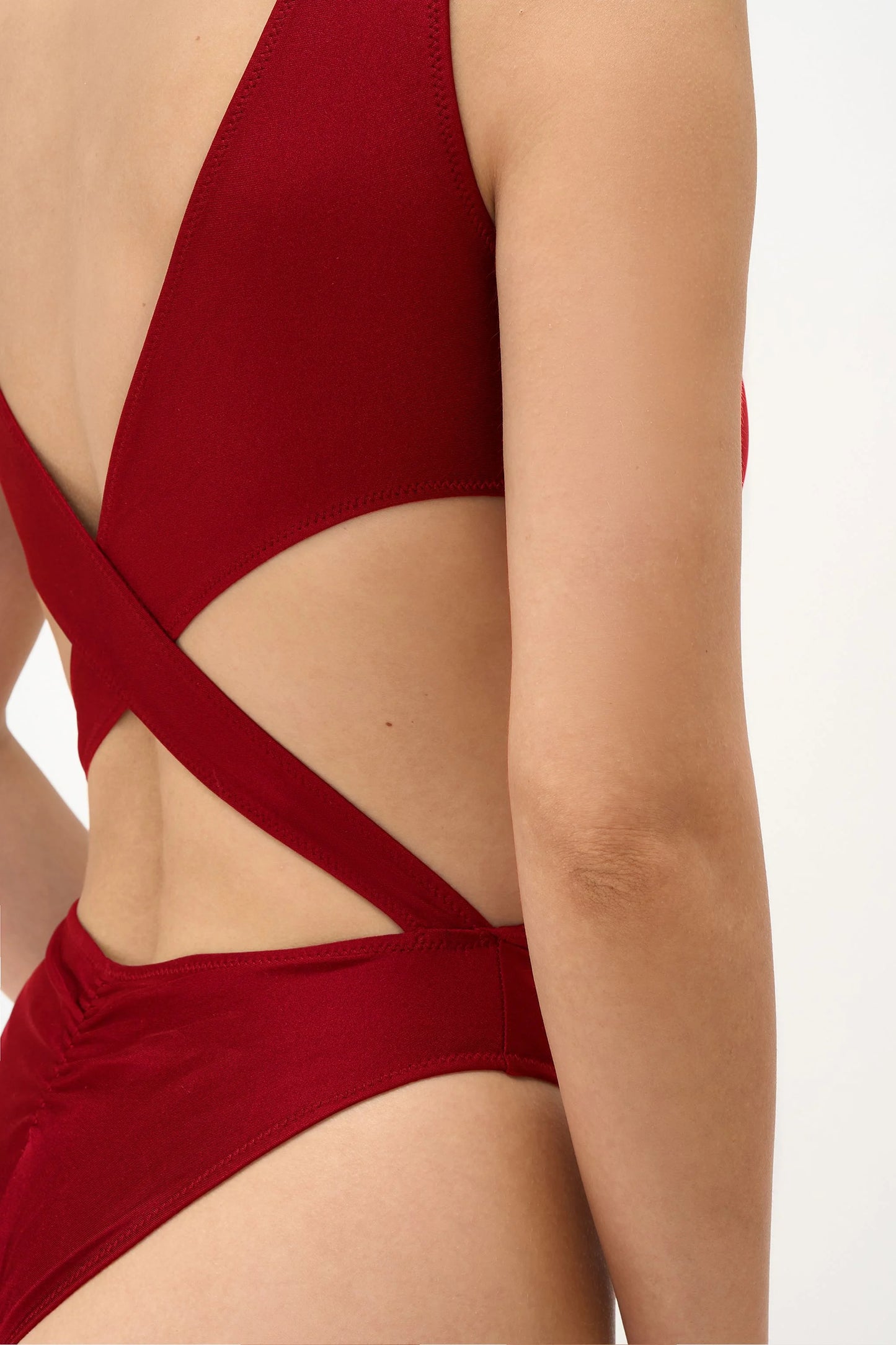 Twist Bodysuit - Wine