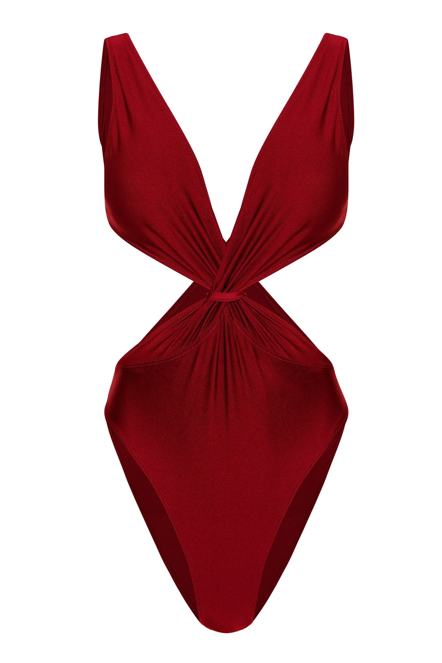 Twist Bodysuit - Wine