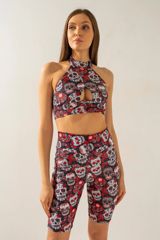 Bike Shorts - Skulls