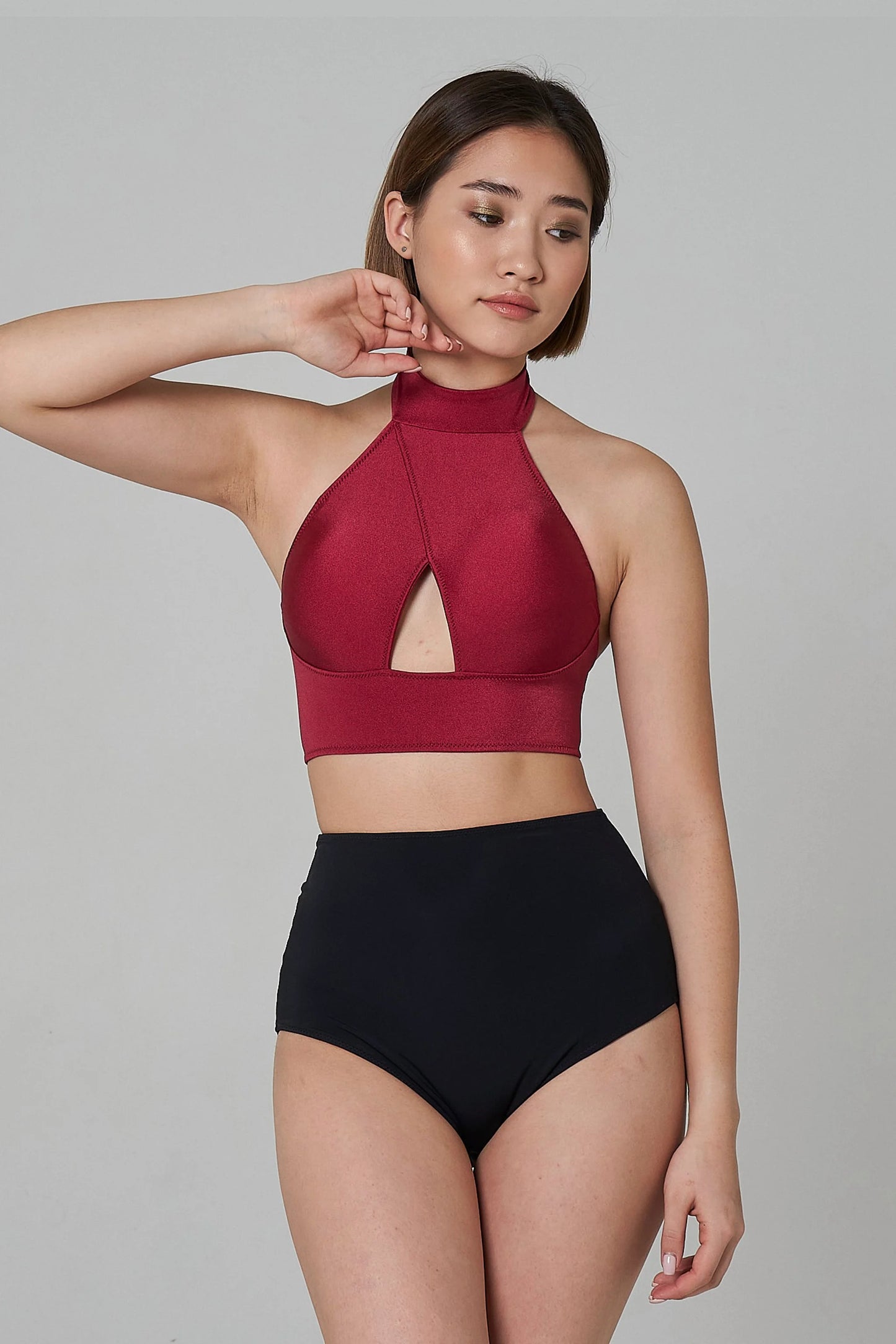 Double-sided High Bottom - Wine/Black