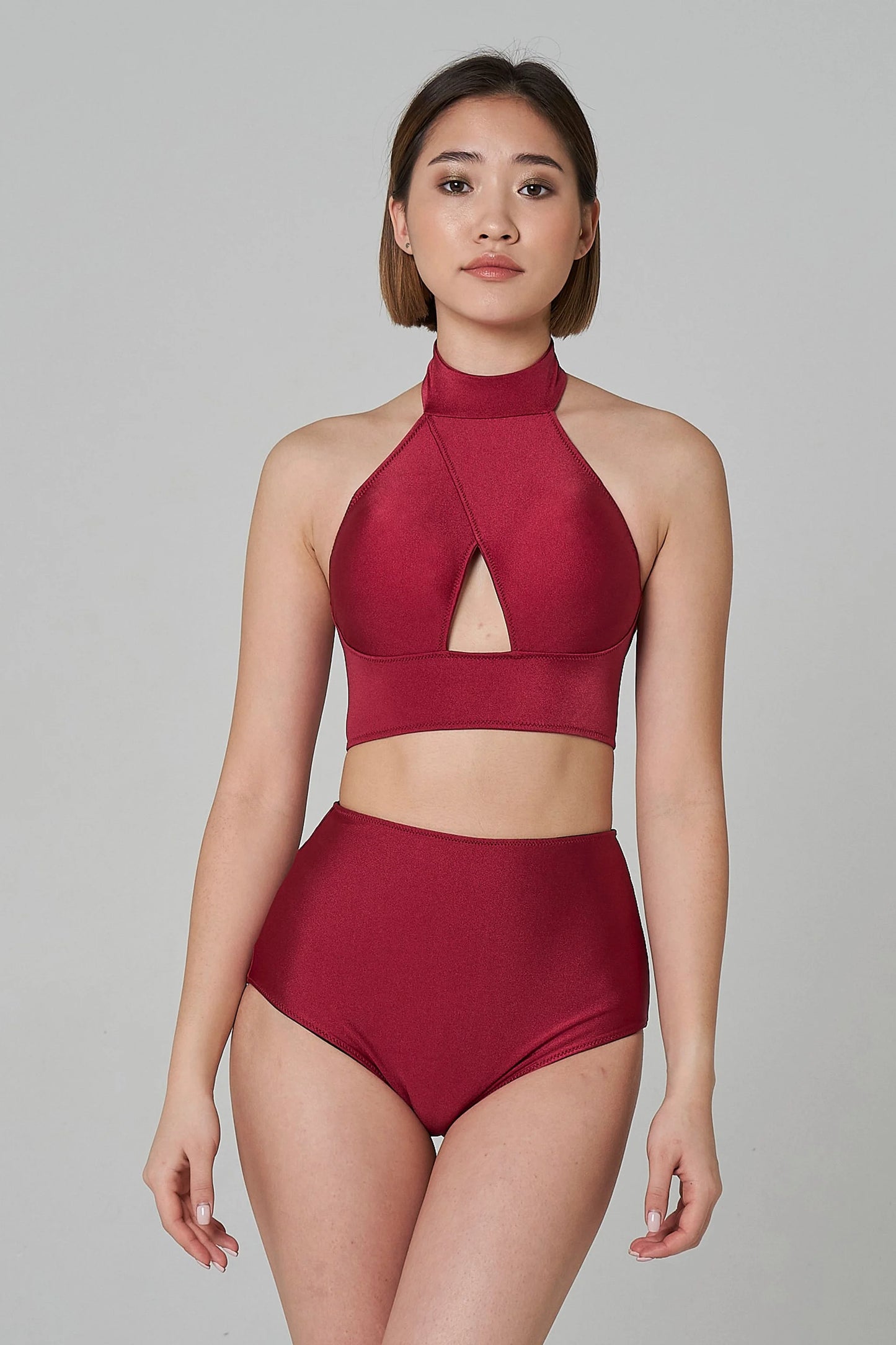 Double-sided High Bottom - Wine/Black