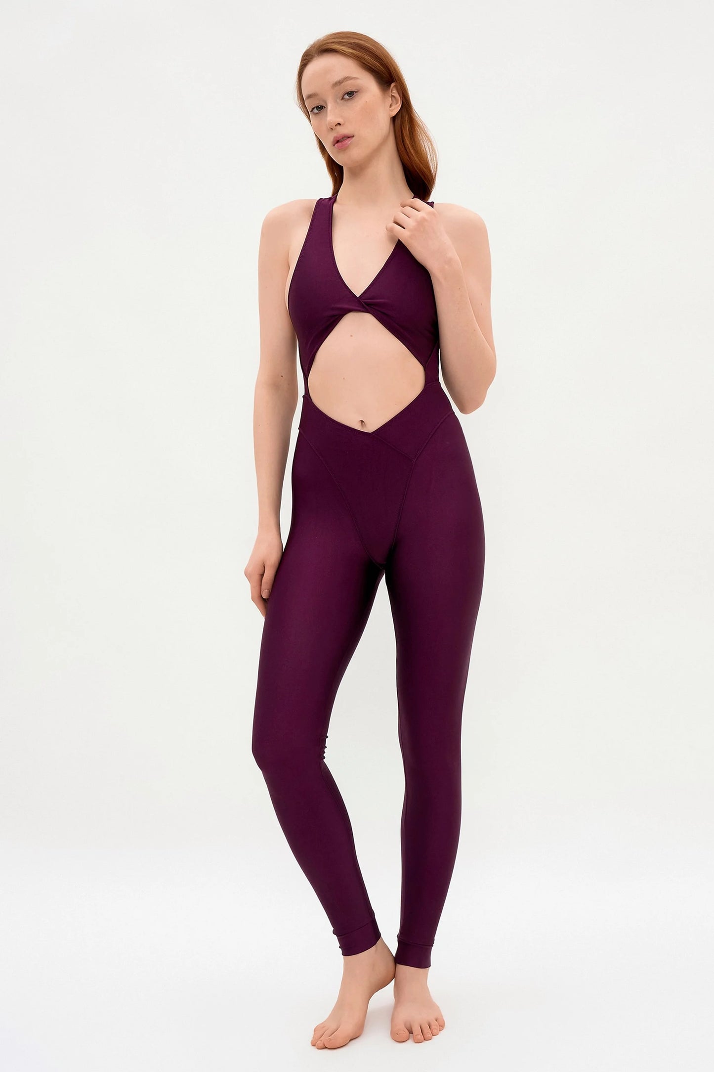 Benita Jumpsuit - Plum