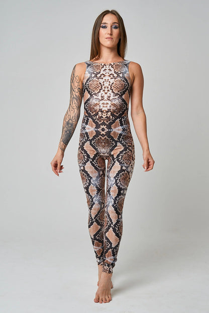 Carmen Jumpsuit - Snake