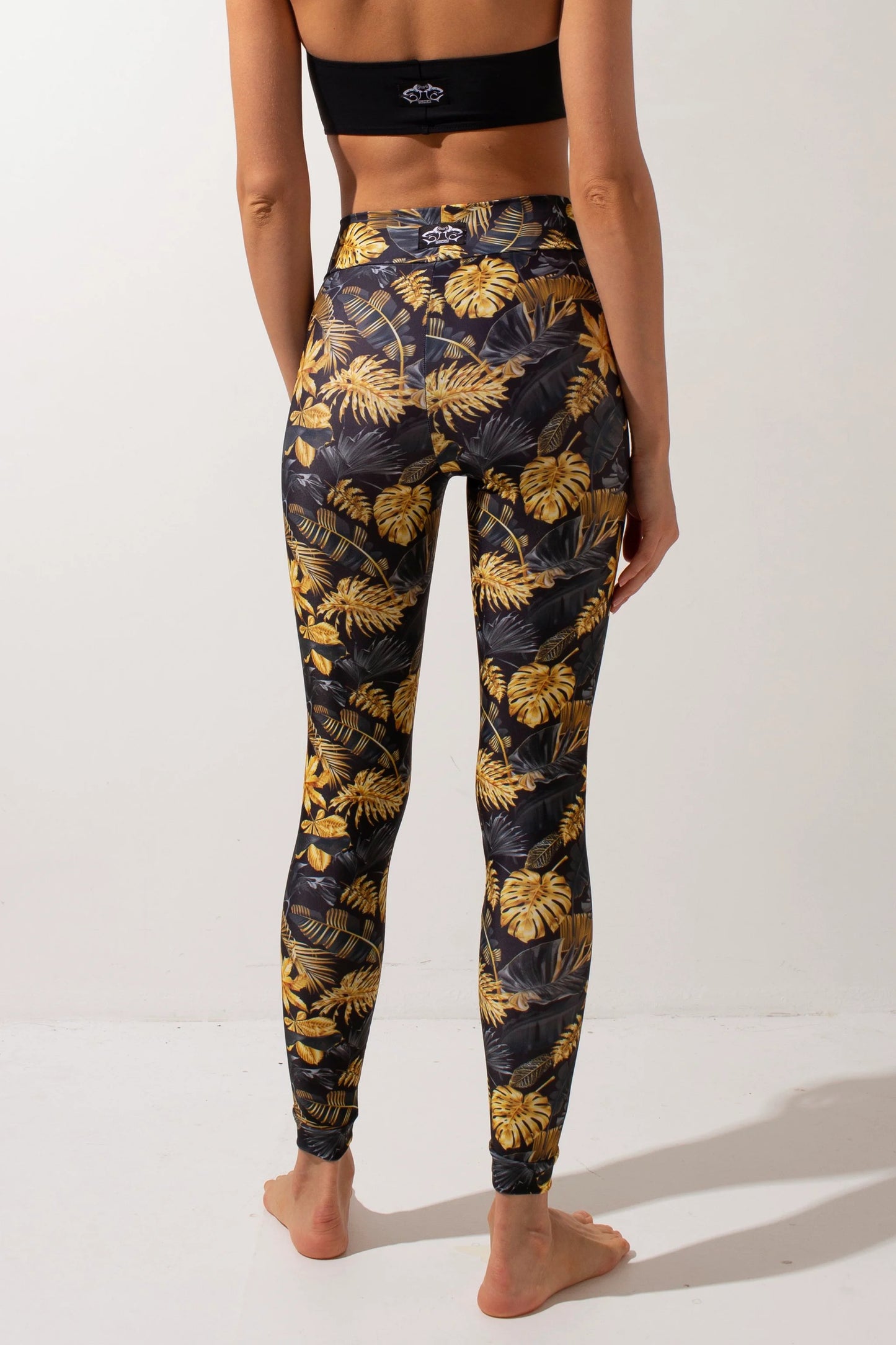 Basic Leggings - Gold Jungle