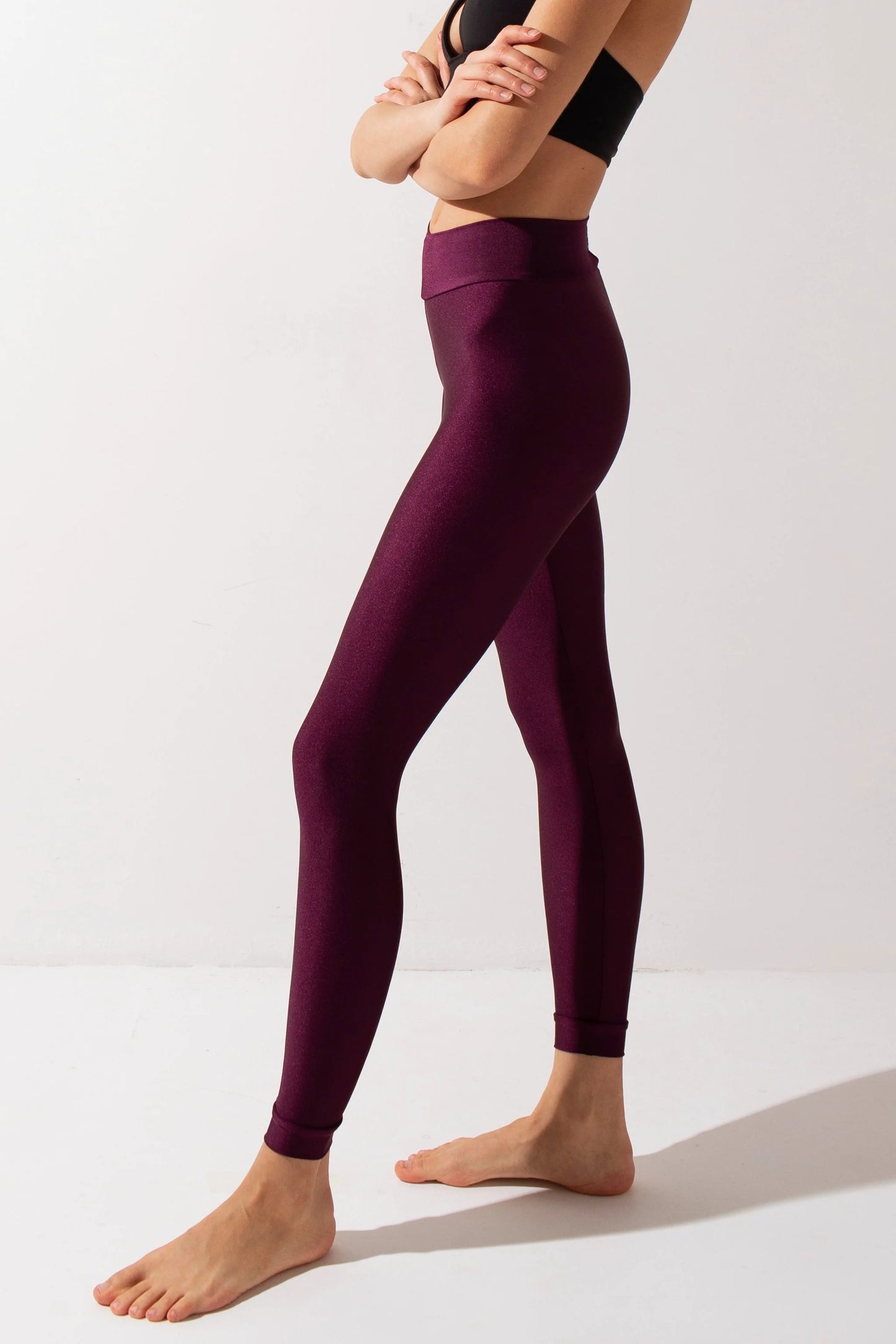 Basic Leggings - Plum