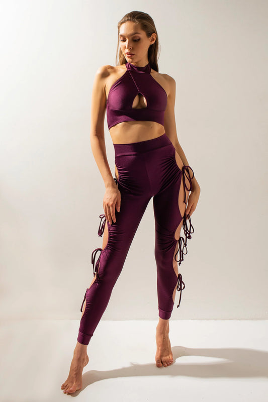 Latina Leggings - Plum