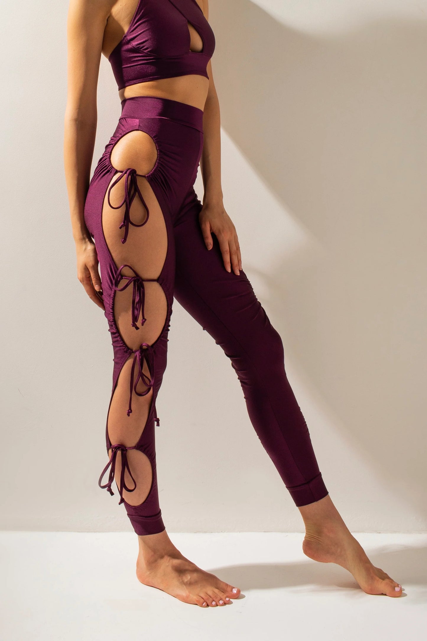 Latina Leggings - Plum