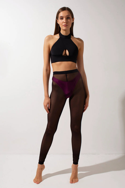 Setka Mesh Leggings - Black