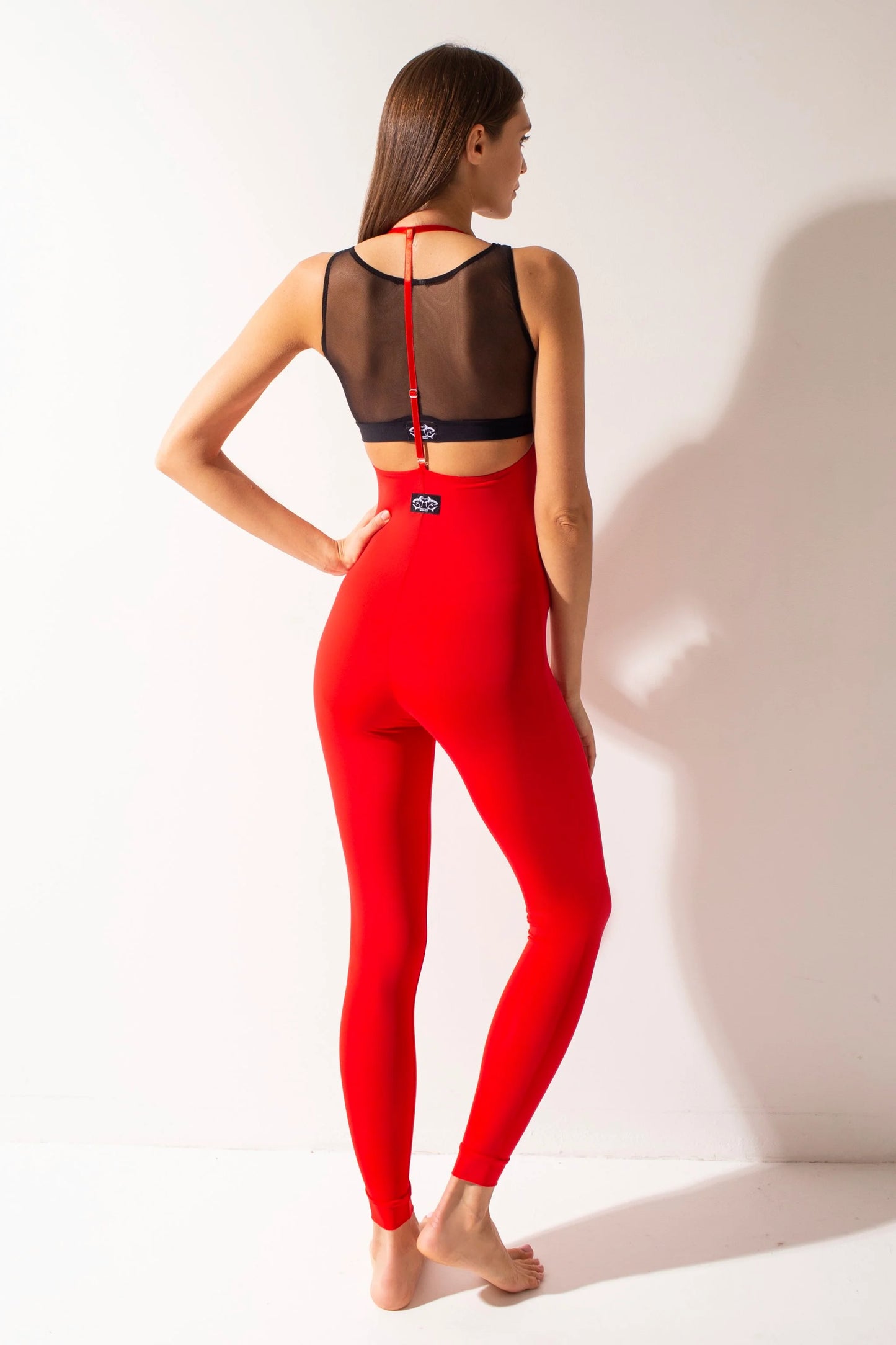 Sling Leggings - Red