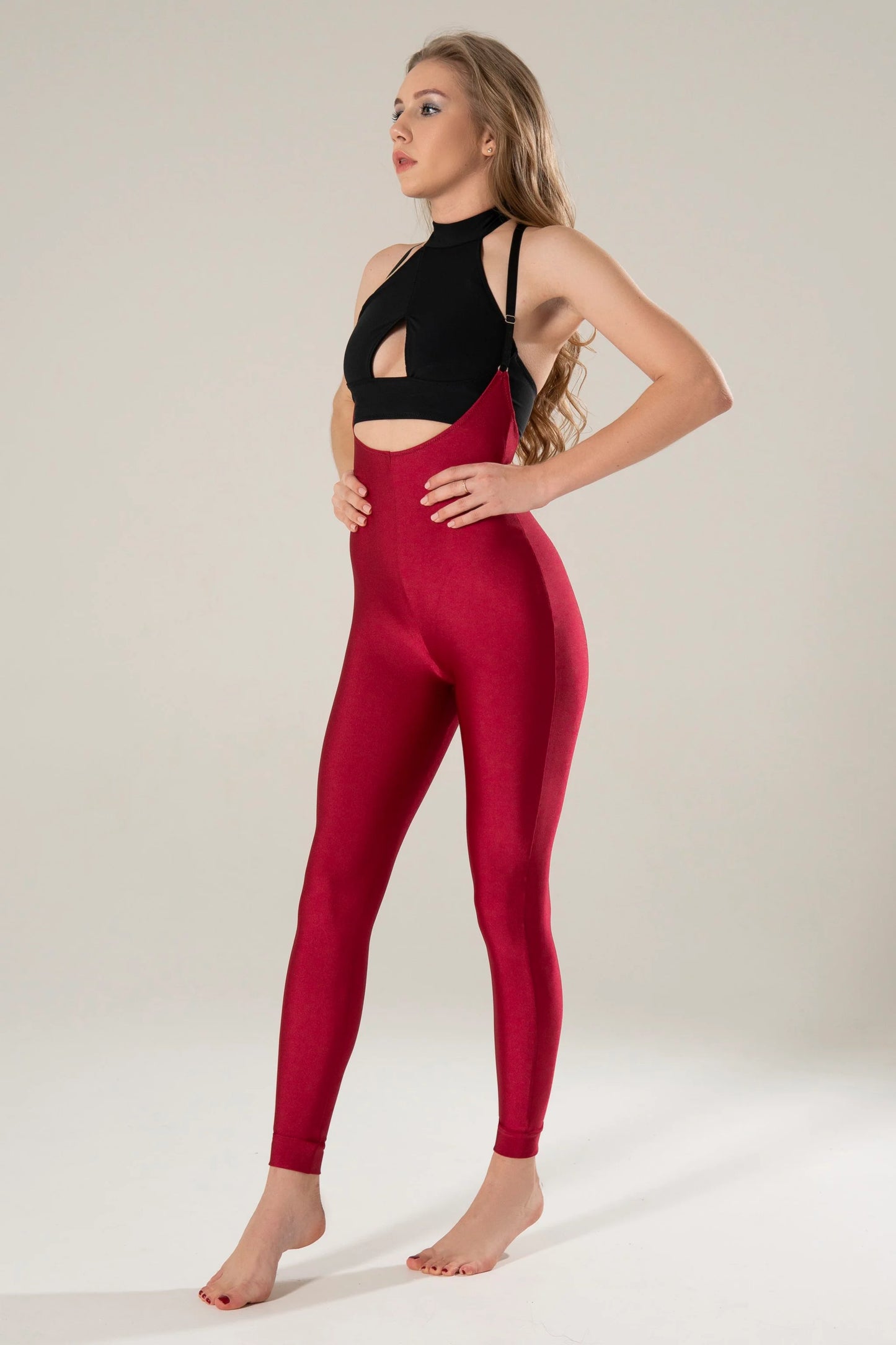 Sling Leggings - Wine