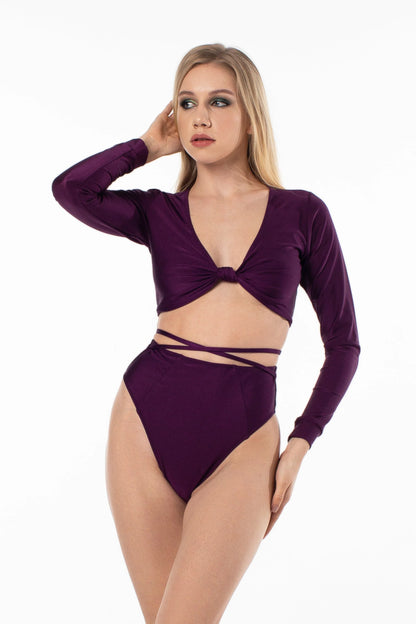 Orio Top - Plum